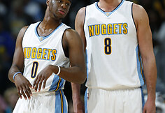 Emmanuelis Mudiay ir Danilo Gallinari