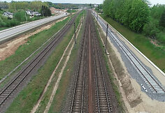 Kauno geležinkelio mazgas &ndash; i&scaron; pauk&scaron;čio skrydžio