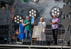 Prie  A.Ramanausko-Vanago ir J.Vitkaus-Kazimieraičio vadavietės Kasčiūnuose skambėjo patriotinės dainos ir kalbos