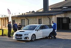 Savaitgalį vykusiame renginyje &bdquo;Subaru&ldquo; gerbėjai turėjo galimybę i&scaron;bandyti naująjį &bdquo;Subaru Levorg&ldquo;