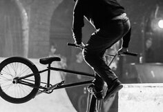BMX varžybų akimirka