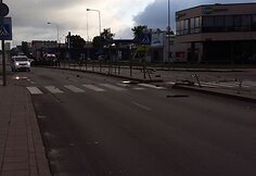 BMW avarija Vilniaus Verkių gatvėje