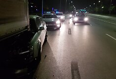 &bdquo;Audi A6&ldquo; ir vilkiko avarija Kauno Jonavos gatvėje