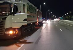 &bdquo;Audi A6&ldquo; ir vilkiko avarija Kauno Jonavos gatvėje