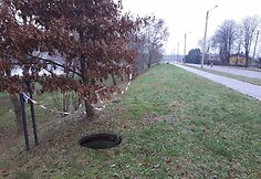 Kauno Kulautuvos gatvėje atviras &scaron;ulinys