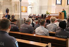 Prisiekė naujieji Kauno policijos pareigūnai