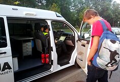 Naktinis pasivažinėjimas su Kauno policijos pareigūnais