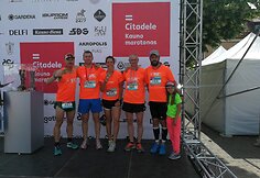 &bdquo;BK grupės&ldquo; kolektyvas Kauno maratone