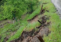 Po liūties nuslinkęs &scaron;laitas &Scaron;aldytuvų gatvėje Kaune