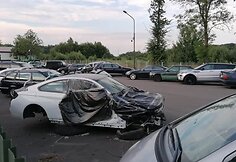 Palangoje pavogtas vienetinis BMW M4 gts rastas i&scaron;ardytas