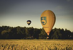 Karšto oro balionų skrydžio akimirkos