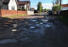 Žvyruota Vėjo gatvė Kaune