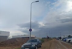 Purvinos gatvės šalia statybvietės Kauno rajone