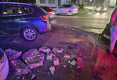 Avarijos A.Stulginskio ir Linkuvos g. sankryžoje metu eilinį kartą i&scaron;versta tvora