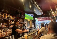 Europos futbolo čempionato mačų žiūrėjimas Kauno baruose