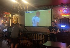 Europos futbolo čempionato mačų žiūrėjimas Kauno baruose