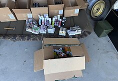 Kauno policijos sulaikyti neteisėti elektroninių cigarečių skysčių buteliukai ir vienkartinės elektroninės cigaretės