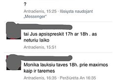 Nepilnamečio plė&scaron;iko susira&scaron;inėjimas su nukentėjusiąja