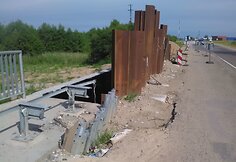 Pėsčiųjų bei dviračių tako įrengimo darbai Dotnuvoje 