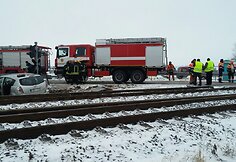 Kai&scaron;iadorių rajone traukinys kliudė &bdquo;Toyotą&ldquo;
