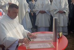 Naujos bažnyčios statybos pradžia &Scaron;ilainiuose
