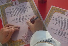 Naujos bažnyčios statybos pradžia &Scaron;ilainiuose