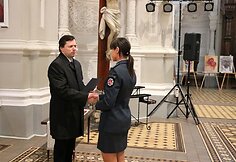 Apdovanojimų akimirka