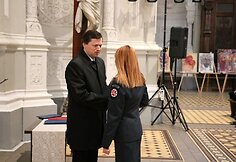 Apdovanojimų akimirka