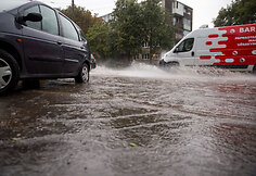 Lietus Kauno gatvėse