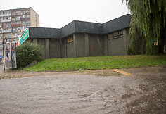 Lietus Kauno gatvėse