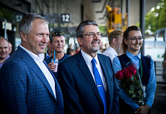 Apdovanotas 50 metų vienoje įmonėje dirbantis Sigitas Sakalauskas