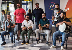 Muzikos grupės &bdquo;Bani Folk Band&ldquo; koncerto akimirkos