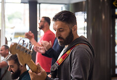 Muzikos grupės &bdquo;Bani Folk Band&ldquo; koncerto akimirkos