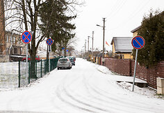 Laurų gatvė, vaizdo kamera ir daželis