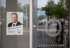 Kauniečių susitikimas su Sauliumi Skverneliu