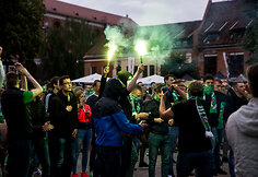 Žalgirio varžybų sirgaliai Kaune