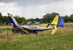 S.Dariaus ir S.Girėno aerodrome sudužo lėktuvas