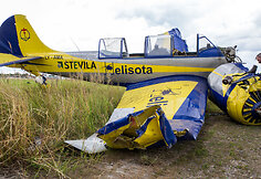 S.Dariaus ir S.Girėno aerodrome sudužo lėktuvas