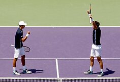 &bdquo;Miami Open&ldquo; dvejetų finalas: Nicolasas Mahut ir Pierre'as-Huguesas Herbertas &ndash; Rajeevas Ramas ir Ravenas Klaasenas