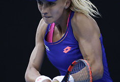 Angelique Kerber Melburne turėjo vargo su Lesija Tsurenko