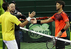 Novakas Džokovičius prie&scaron; Fernando Verdasco