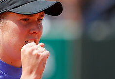 Simona Halep prie&scaron; Eliną Svitoliną