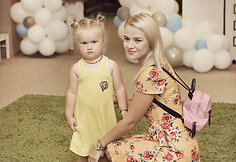 Renata Jampolskė su dukra