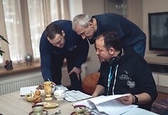 Daugiaserijinio TV filmo &bdquo;Turtuolis varg&scaron;as&ldquo; akimirka