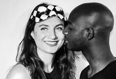 Simona Minns su vyru Dorsey