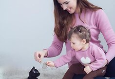 Sotera Šveikauskaitė su dukra Arete