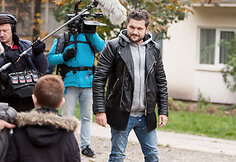 Socialinės reklamos prie&scaron; patyčias filmavimas