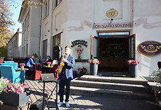 &Scaron;okolado muziejaus atidarymo akimirka