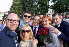 Gintaro Pociūno ir Brigitos Vanagaitės sužadėtuvės