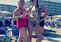 Simona Nainė su mama Vilija